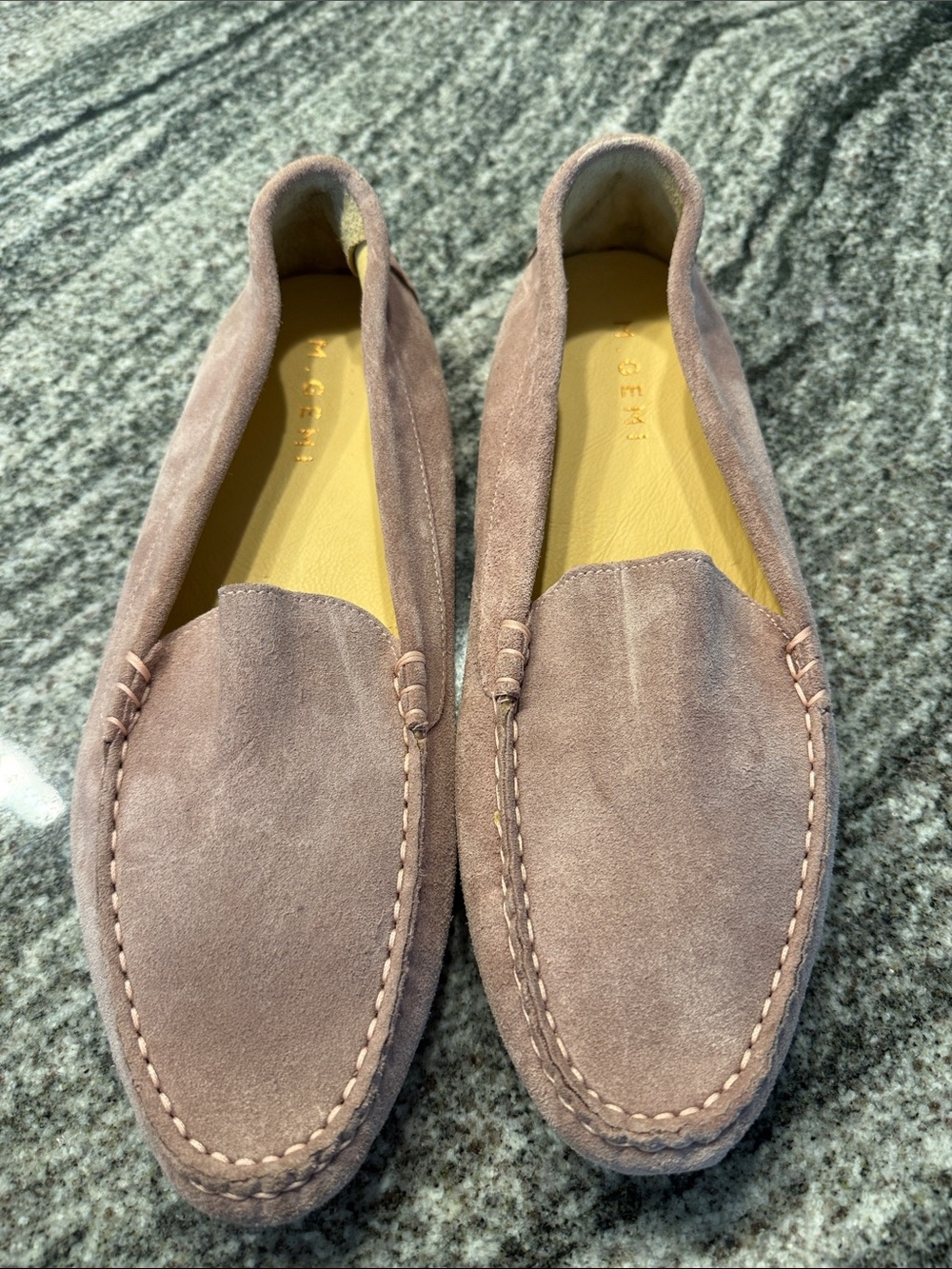 M.Gemi Suede Slip-On Loafers